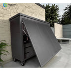 Customized New Design Stainless Steel Outdoor Kitchen Cabinets Modern Kitchen With Stove Bbq Grill Set