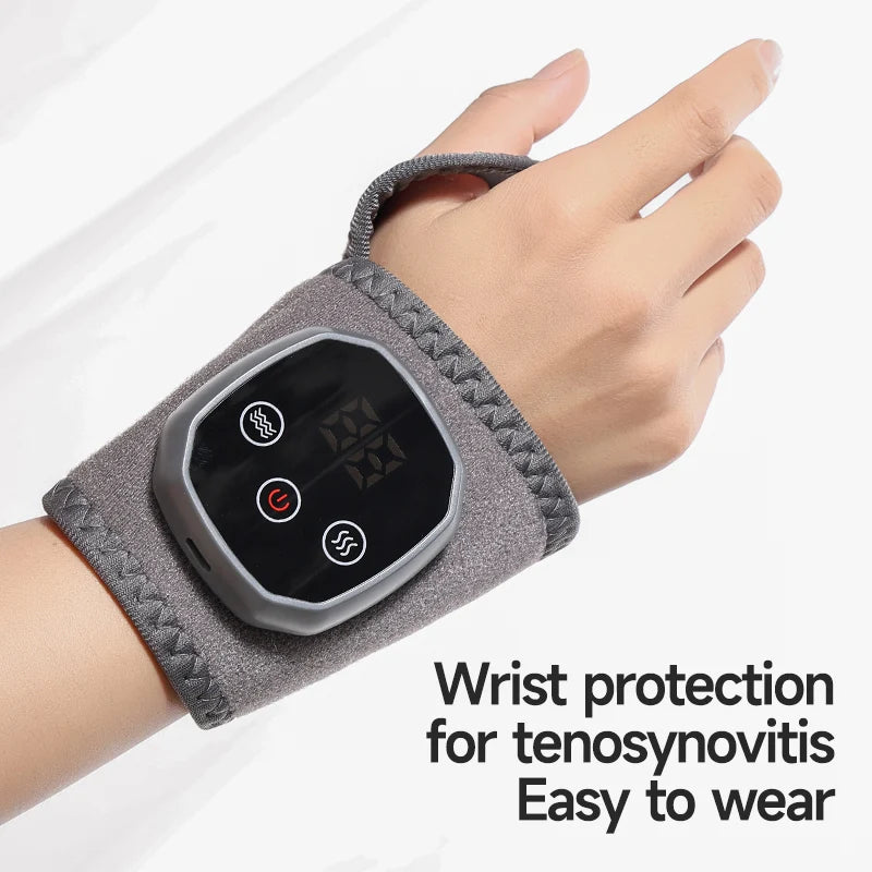 Electric Foot Massager Vibration Relaxation Ankle Massager Warm Hot Compress Ankle Brace Joint Sprain Support Ankle Protection