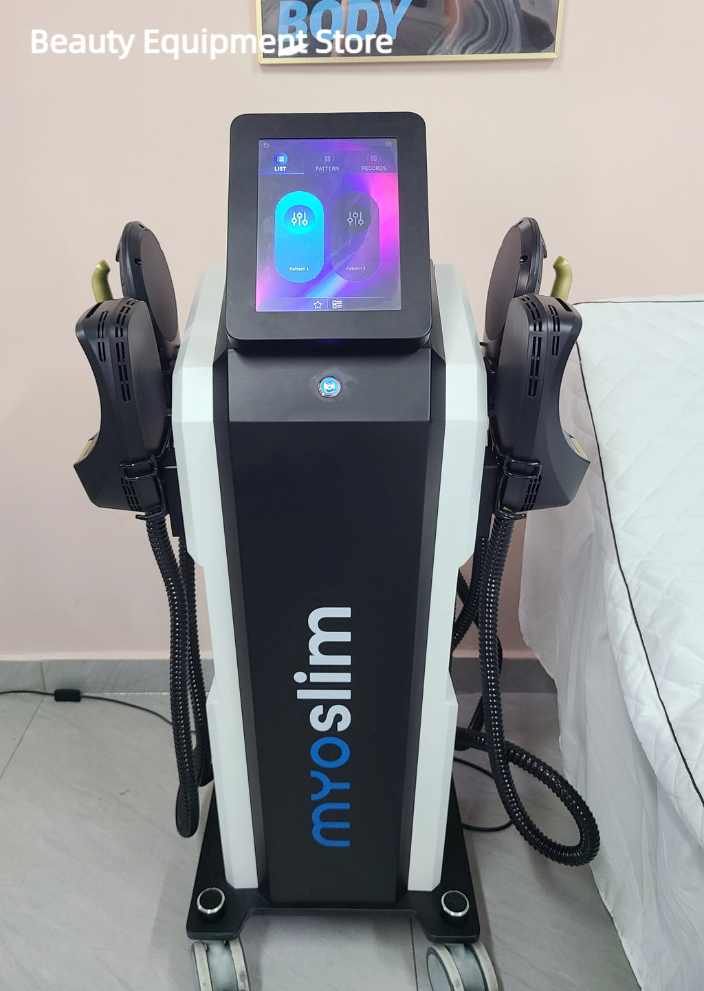 EMS Body Sculpting MYOslim Machine 6500W Sculpt Muscle Stimulation Abdominal Burning Fat Slimming Electromagnetic Weight Loss