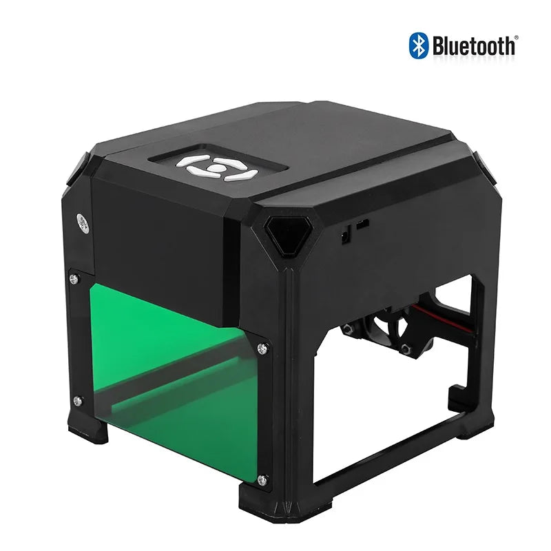 Yofuly 3000mw Laser Engraver Mini Desktop Cutting Machine CNC Engraving Machine DIY Logo Printer Woodworking for Wood Leather