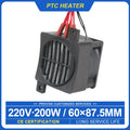 220V 200W Insulated Heater PTC Ceramic Heater With Fan Heat Blower For Incubator Ptc Ceramic Thermistor Insulation Fan Heater