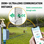 EZAIOT Smart Tuya WiFi Garden Watering Timers Sprinkler Valve Programmable Auto Irrigation Watering Timer Hose Control Water