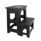 Household Foldable Stool Two or Two Steps Household Plastic Climbing Steps High and Low Pedal  High and Low Ladder Stool