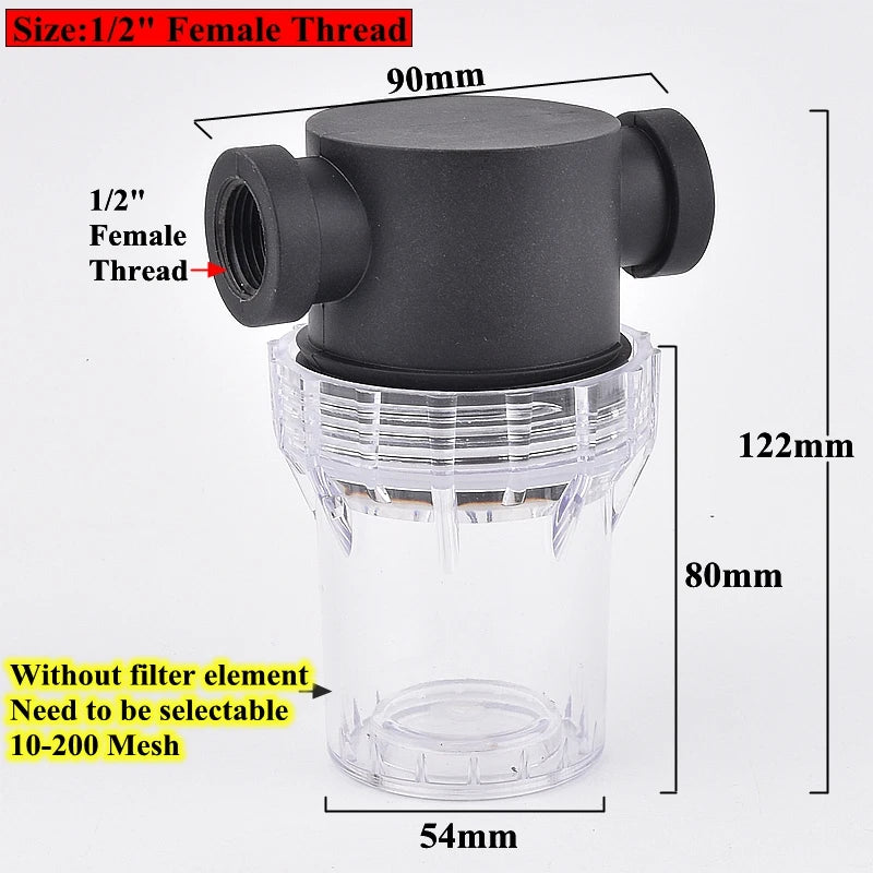 1Pc Garden Watering Filter 10 Mesh-200 Mesh Filtration Screen Domestic Kitchen Purification Filter Impurities In Water