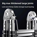Telescopic ladder Multifunctional stainless steel herringbone walking ladder Folding lift straight ladder Thickened engineering