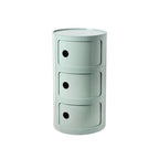 Creative Bedroom Bedside Table Modern Minimalist Round Storage Small Cabinet Large Capacity Plastic Side Cabinet
