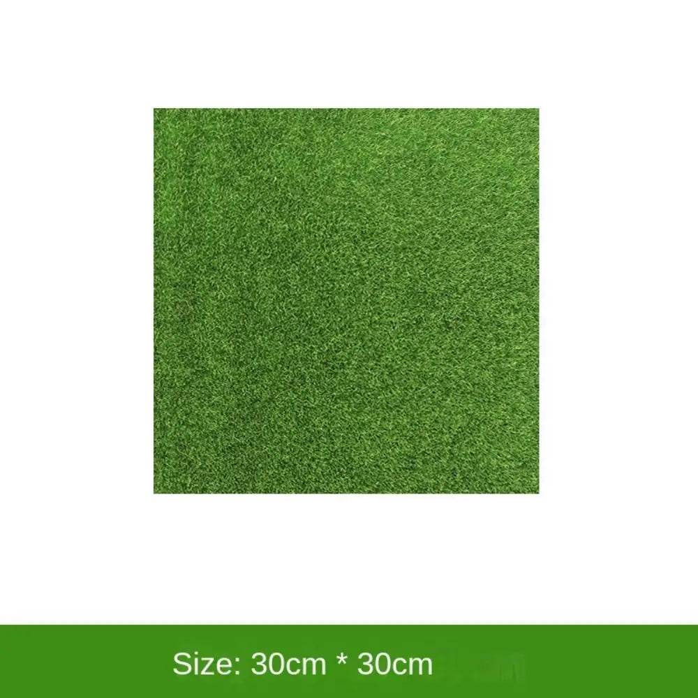 Durable Green Grass Mat Green Turf DIY Micro Landscape Artificial Lawns Carpets Fake Sod