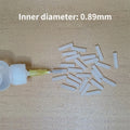 50pcs Dispensing Needle Protective Cover Silicone Needle Protective Cover Electronic Accessories Syringe Needle Silicone Cap