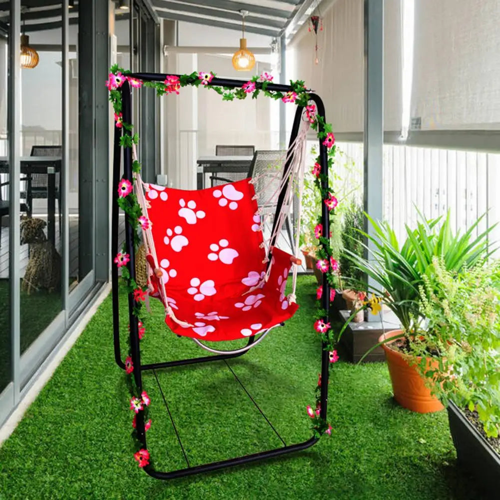A-Shaped Metal Hammock Chair Stand - Heavy Duty, Anti-Deform Swing Seat Rack (Stand Only) | AlluCanFind