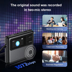 P30 Mini AI Voice Recorder Intelligent Sound Controlled Voice Recorder Language Translator Meeting Recording Mobile Phone Holder
