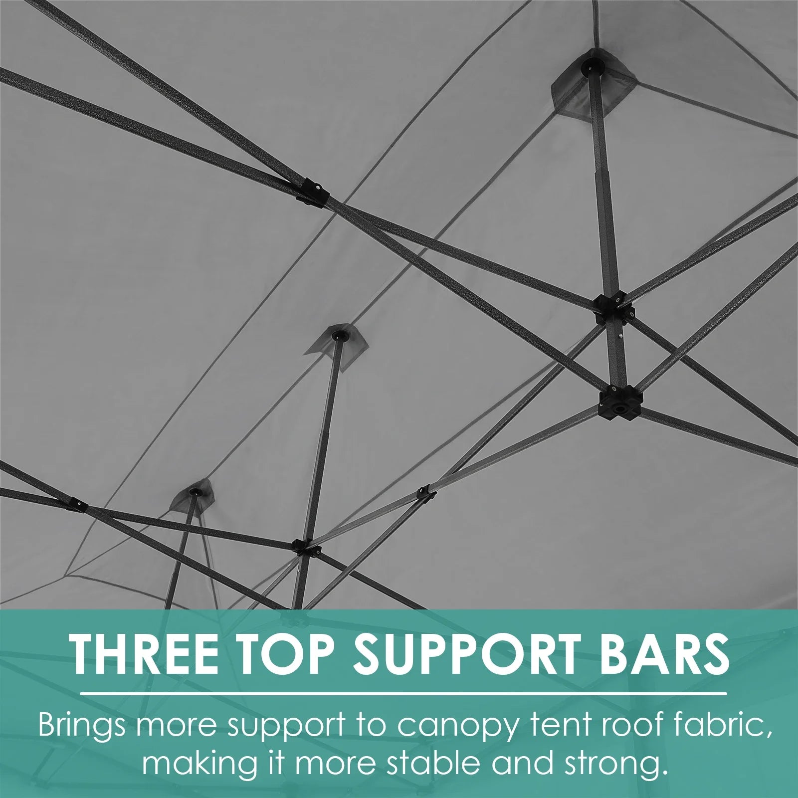 Pavilion Popup Gazebo 3x6m Waterproof Folding Gazebo Tent Party Tent with 4 Side Panels 6 Sandbag UV 50+ Height Adjustable 2-3M
