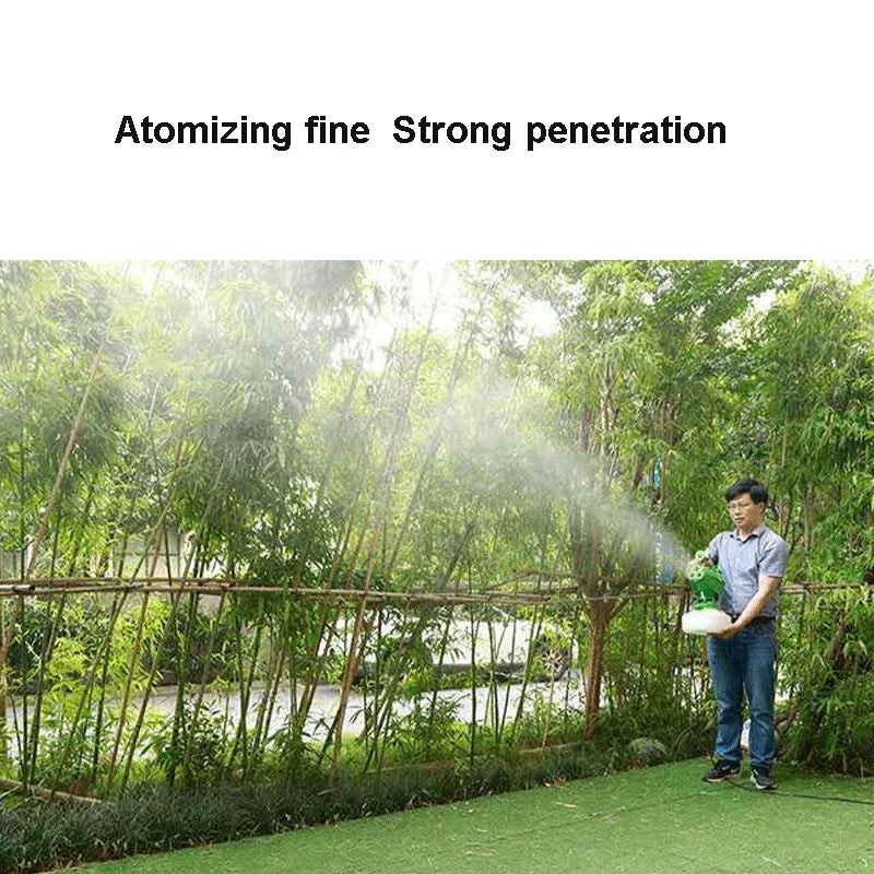 3 Nozzle Fogger Portable Ultra-Low Volume Atomizer Sprayer Fine Mist Blower Nebulizer 5L Cold Fogging Machine