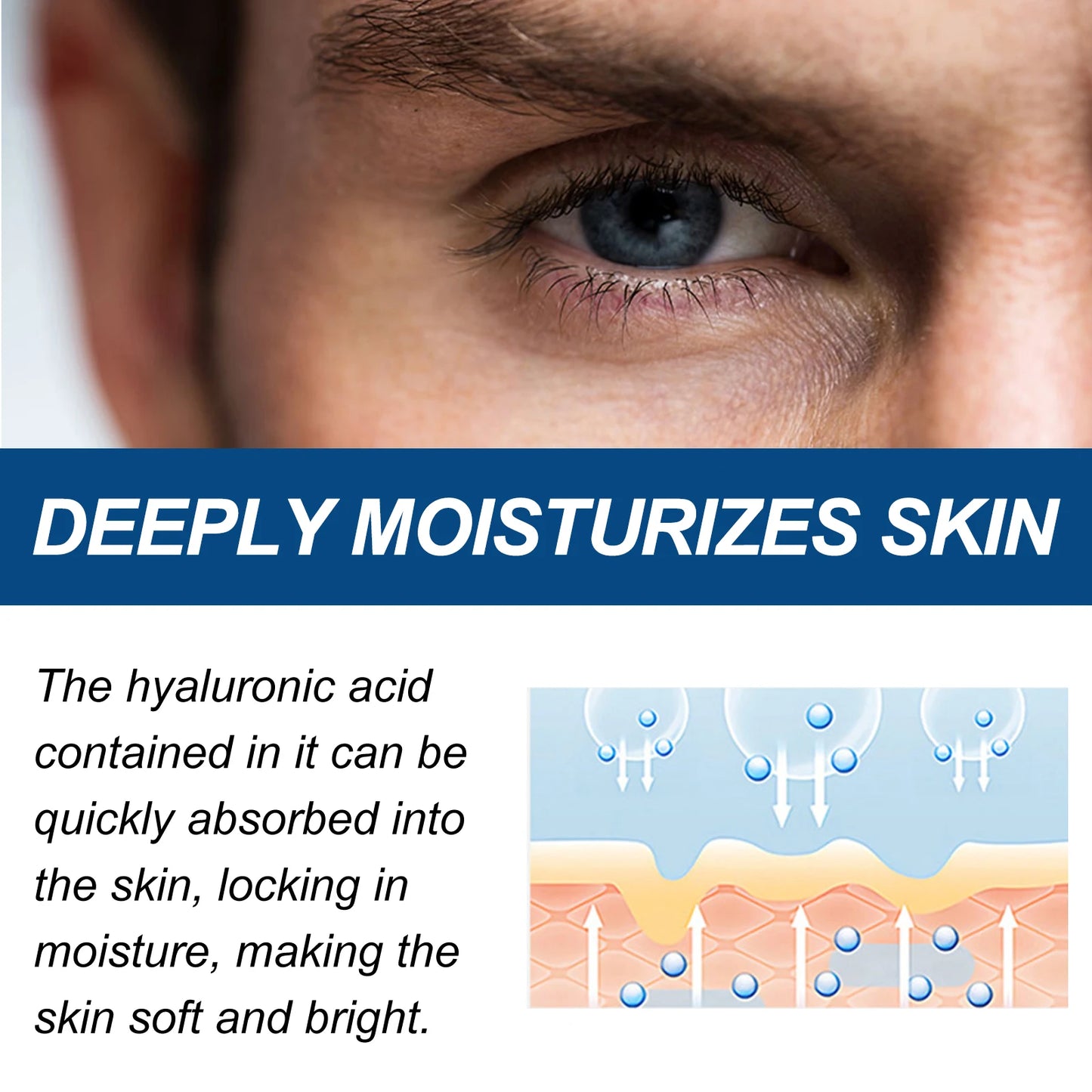 Retinol Face Cream for Men Firming Lifting Brightening Fade Fine Lines Anti Puffiness Moisturizing Nourishing Facial Skin Care