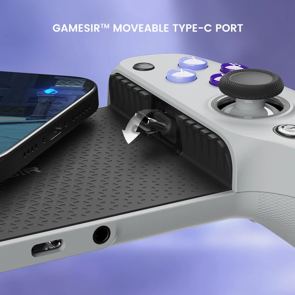 GameSir G8 Galileo Mobile Gamepad | Hall Effect Joystick for iPhone 15 & Android Cloud Gaming