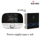 RF433 Wireless Thermostat WiFi for Floor Heating Water Gas Boiler Home Room Tuya Smart Programmable Temperature Controller