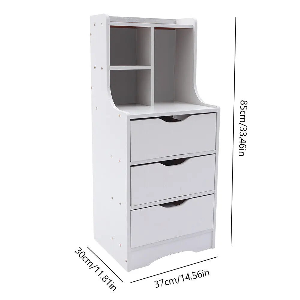 White Modern Nightstand
