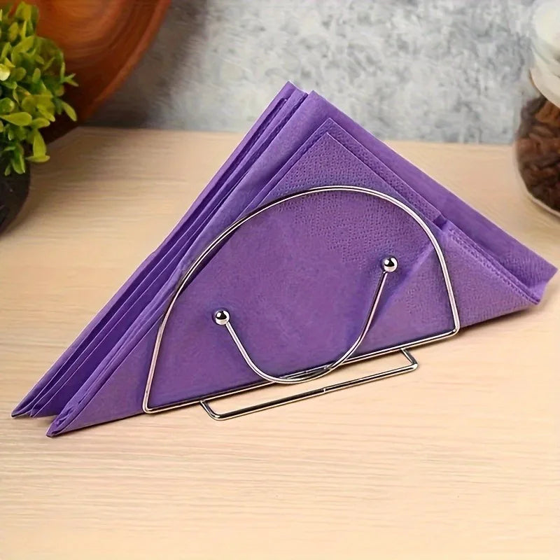 1pc Kitchen & Café, Simple Storage Solution, Cafe Decor Item|Elegant Table Accessory|Napkin Organizer, Napkin Holder for Table