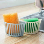 Kitchen Supplies - Plastic Drain Rack, Hanging Basket Racks, Spout Holder, Sponge Storage, Faucet Rack, Sink Shelf