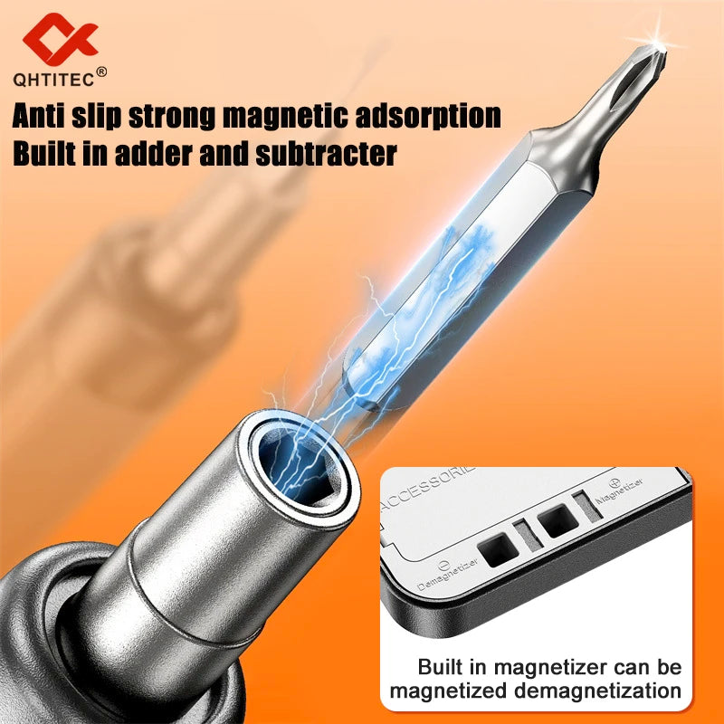 Electric Screwdriver Set Precision Power Tool Kit Rechargeable Wireless Mini Small Bits for Mobile Cell computer Repair CRV