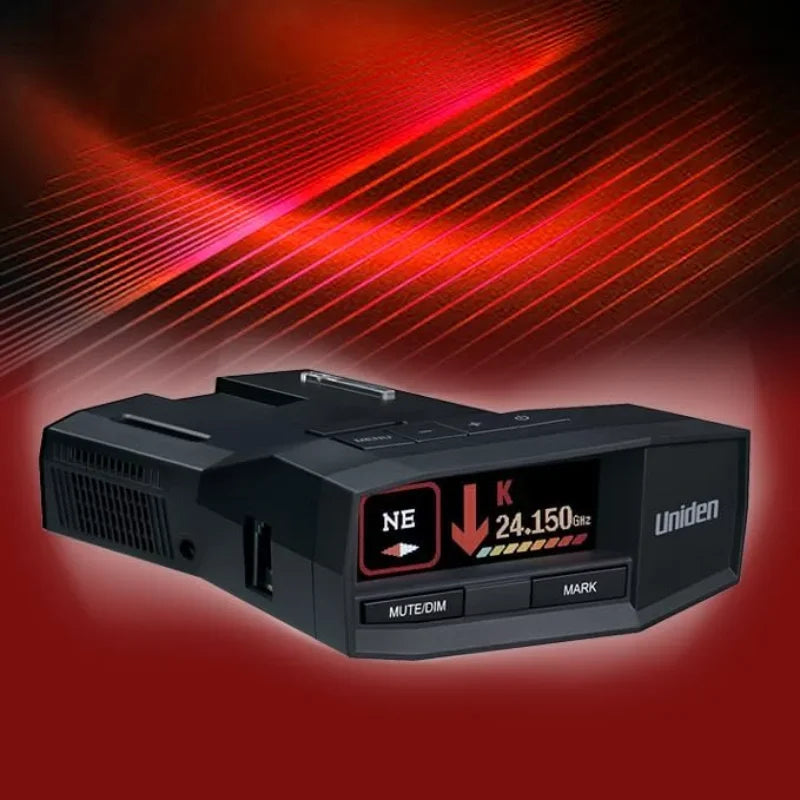 R8 Extreme Long-Range Radar/Laser Detector, Dual-Antennas Front & Rear Detection w/Directional Arrows & RDA
