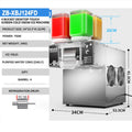 120KG/24H Korean Snowflake Ice Machine Small Snow Continuous Cooled Milk Mango Bingsu Shaver Smoothie Crusher 110V 220V