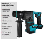 Electric Goddess Brushless Impact Hammer 21V Cordless Hammer Drill Function Multifunctional Steel Concrete Wood For Makita Pin