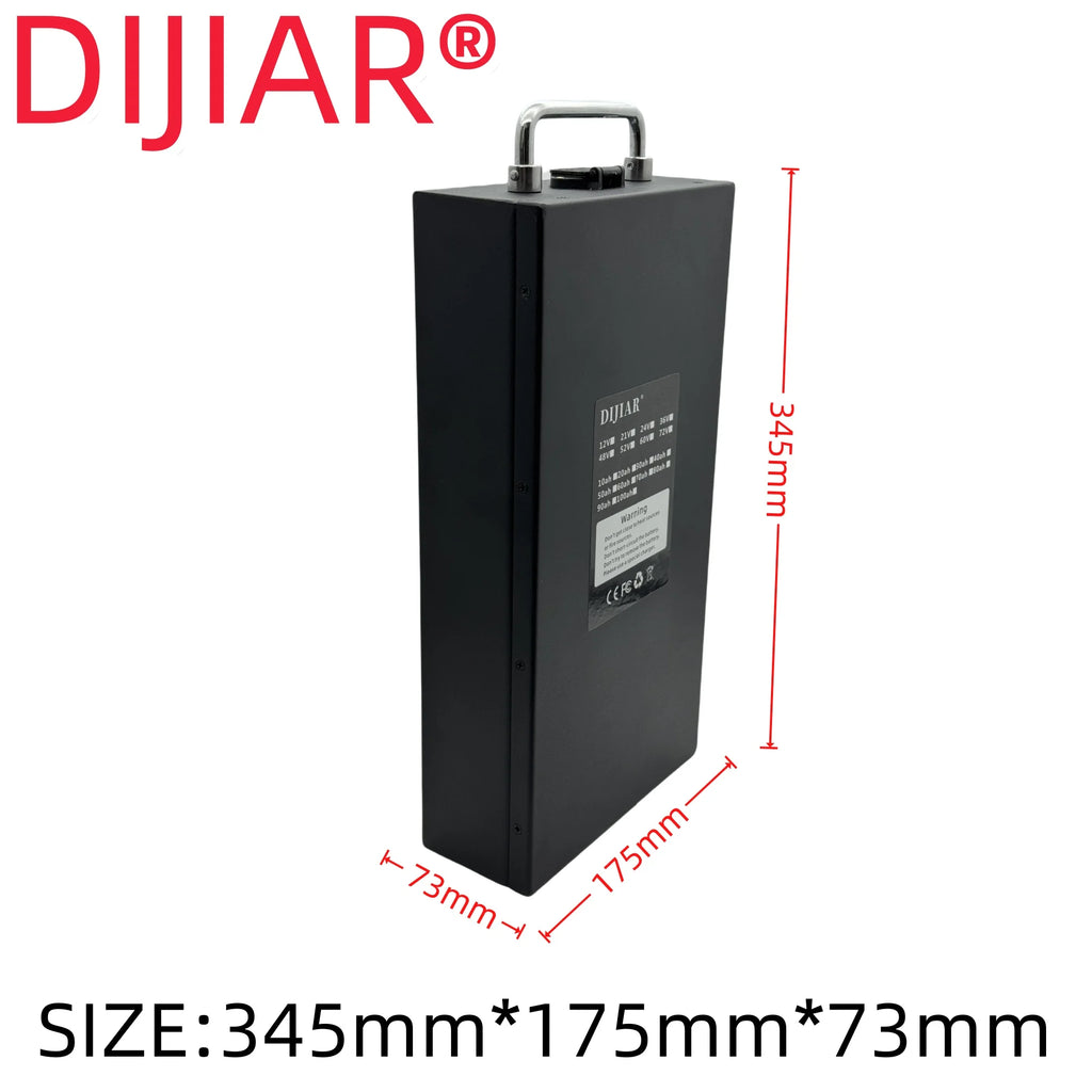 60V Harley battery Citycoco20AH-100AH, built-in BMS40AH, suitable for 500W~3000W Harley motorcycles,