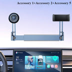 Hipacool Dual-position Car Screen Phone Holder Bracket Aluminum Alloy Adjustable for Tesla Model 3 Highland Y Car Accessories