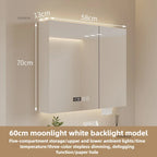 Bathroom Wall Mounted Mirror Cabinet Modern Smart Bathroom Cabinets with Mirror Creative Bathroom Storage Cabinet Home Furniture
