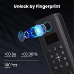 MOES Tuya Bluetooth Smart Fingerprint Door Lock By Password Key IC Card App Remote Control IPX4 Waterproof Entry Apartmen