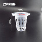 50pcs Hydroponic Soilless Mesh Net basket Plant veg Grow Nursery Cup Pot Sponge tray Aeroponic Veg Planter Clone Colonization q1