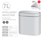 Smart Sensor Trash Can Electronic Automatic Household Bathroom Toilet Waterproof Narrow Seam Storage Bucket Smart Home Trash Bin