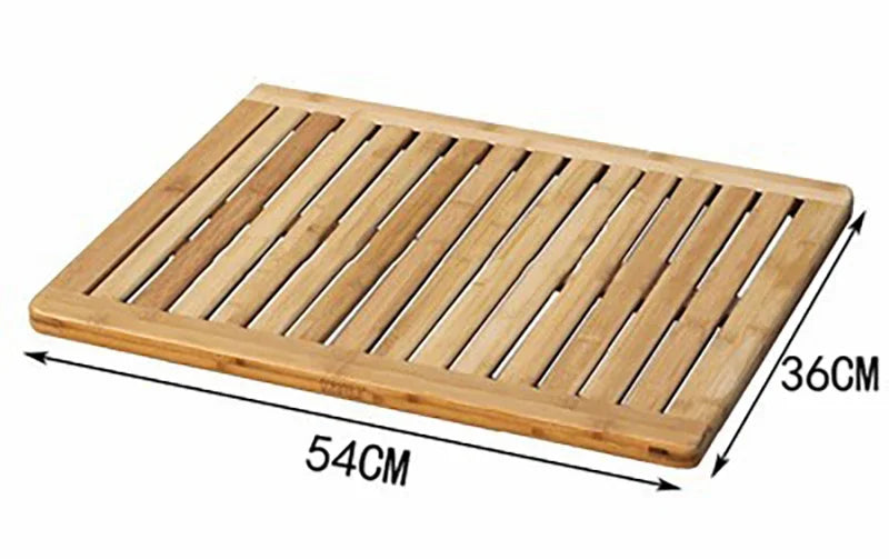 Multipurpose Foot Pedals Foot Bamboo Waterproof Step Stand Kitchen Stool Bathroom Non-slip Heightening Pad
