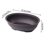 Rectangular Flowerpots Plastic Bonsai Plants Pot Square for Flower Balcony Garden Yard Landscape Bonsai Pot Trays Home Decor