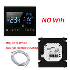 110V 120V 230V All Touch Screen Temperature Controller Thermoregulator Black Back Light Electric Heating Room Thermostat