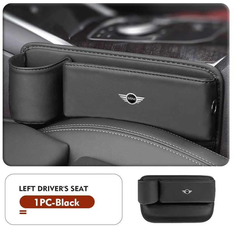 Car Cup Holder Organizer Crevice Gap Filler Stuff Storage Box For MINI Cooper One JCW R56 Countryman Clubman R50 R53 R58