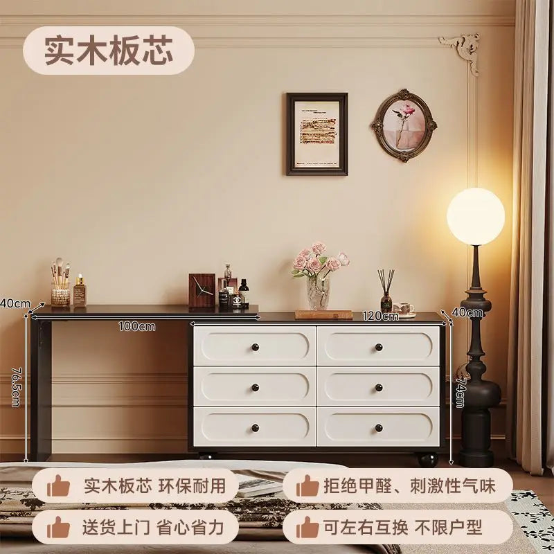 Corner dresser chest integrated antique modern bedroom simple bedside cabinet new retro makeup table