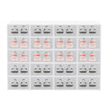 20Pcs Foldable Shoe Storage Boxes with Lids Transparent Stackable Containers Drawer Style PP Plastic Shoe Organizers
