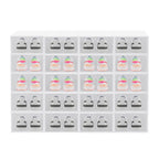20Pcs Foldable Shoe Storage Boxes with Lids Transparent Stackable Containers Drawer Style PP Plastic Shoe Organizers