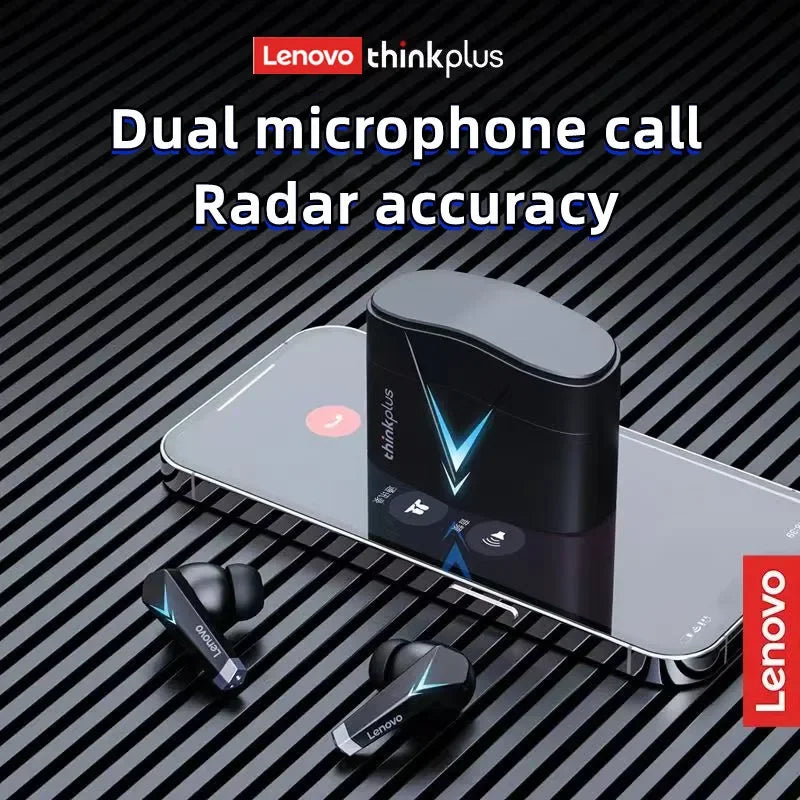 Lenovo LP6 Original Wireless Headphones TWS Bluetooth Earphone Low Latency Game Headset Noise Reduction Music Call Sport Earbuds