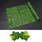 Artificial Leaf Privacy Fence Screen  Fake Hedge Panels Balcony Screen Ivy Leaves Fence Screen for Wall Garden Patio Decor