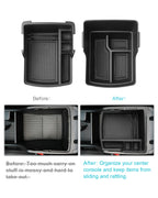 RUIYA Car Armrest Box Storage for Hyundai Kona SX2 2024 2025 2026 Central Control Container Auto Hyundai Kona 2024 Accessories