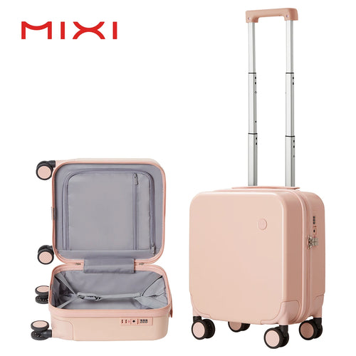 MIXI Small Travel Case with TSA Lock & Spinner Wheels
