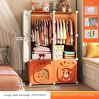 Partitions Bedroom Folding Economic Designer Wardrobe Modern Space Saving Clothes Cabinets Simple Dressers Cube Hotel Furniture