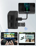 YZ Glove Box Docking Station For Tesla Model 3 Y Highland Juniper Quick Charger 4 USB Shunt Hub Flocking Adapter Powered Splitte
