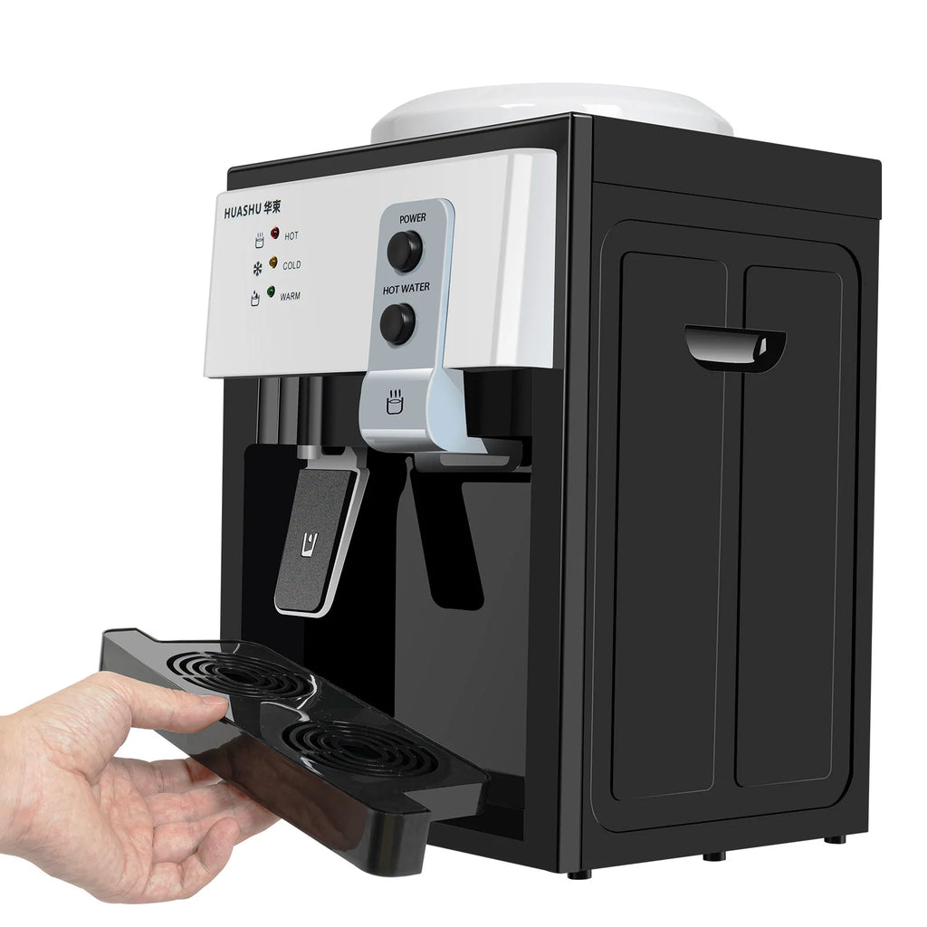 5 Gallon Top Loading Water Cooler Dispenser Freestanding Countertop Hot & Cold Water Dispenser for Home Office Dorm