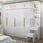 White Gold Wardrobe Designer Clothes Waterproof Children Wardrobe Organizers Nordic Vestidor De Armario Abiertos Hotel Furniture
