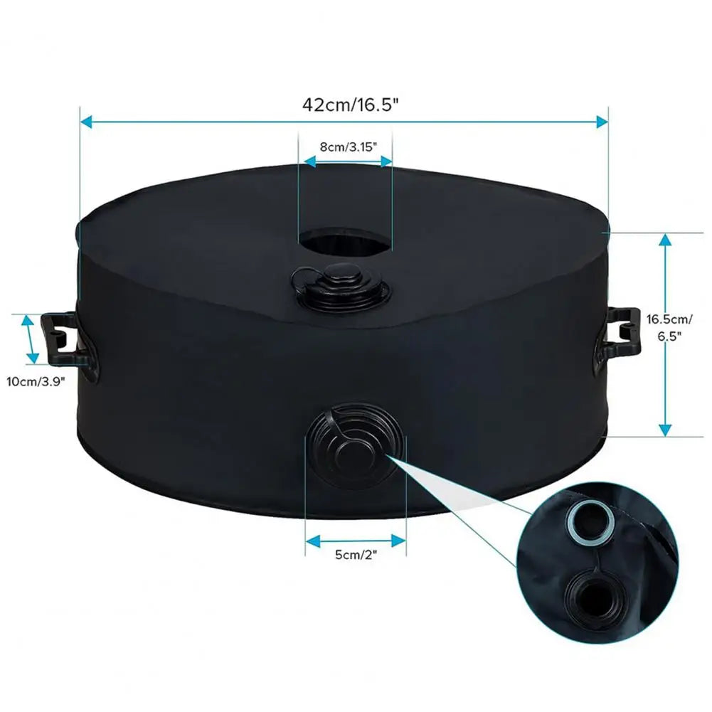 Uv Coating Umbrella Weight Heavy Duty Water Weight Bags for Outdoor Canopies Umbrellas Windproof Leg Weights for Patio Gazebo