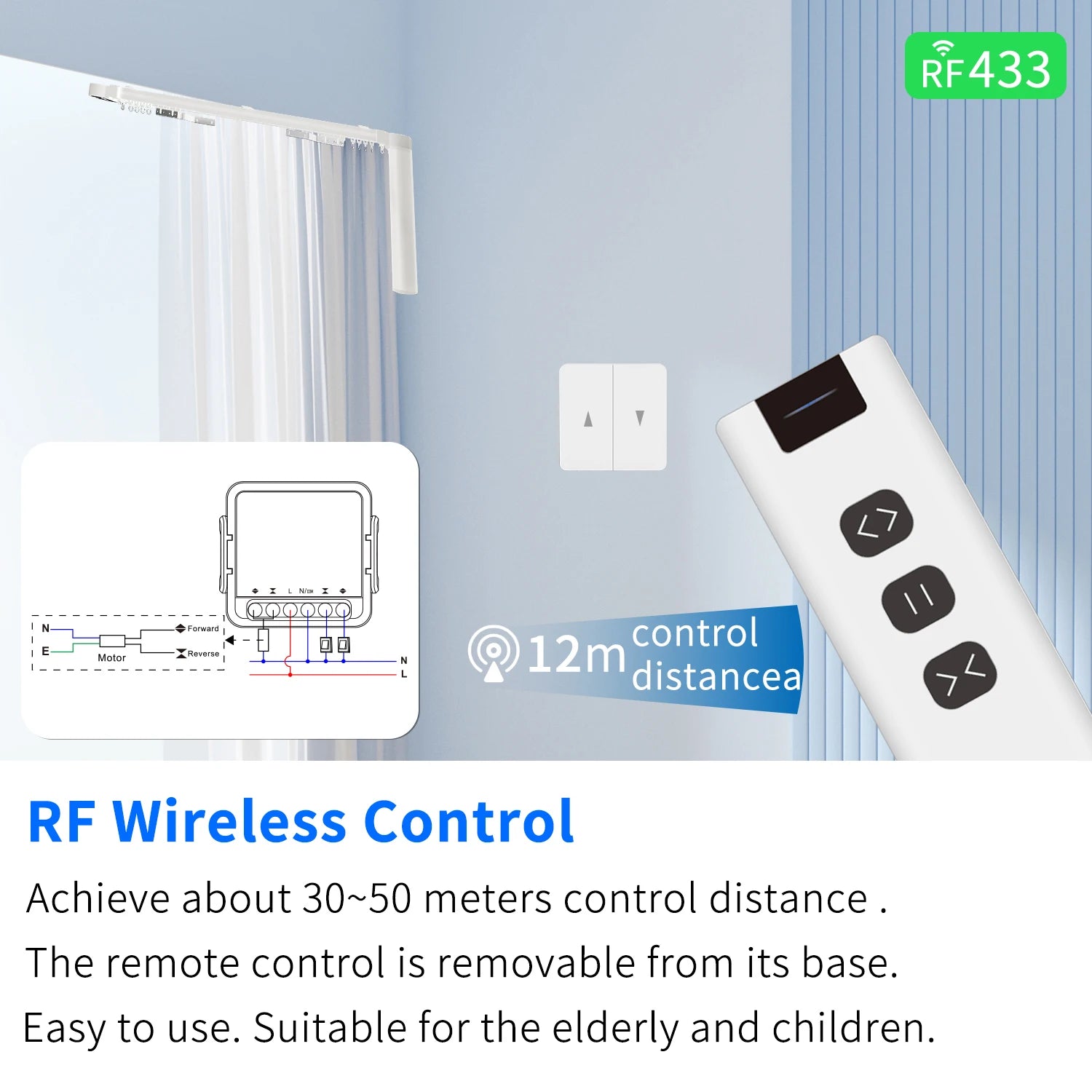 Tuya WiFi ZigBee3.0 Smart Curtain Module Electric Motor Smart Curtain Switch Blinds Roller Shutter  Works with Google Alexa Home