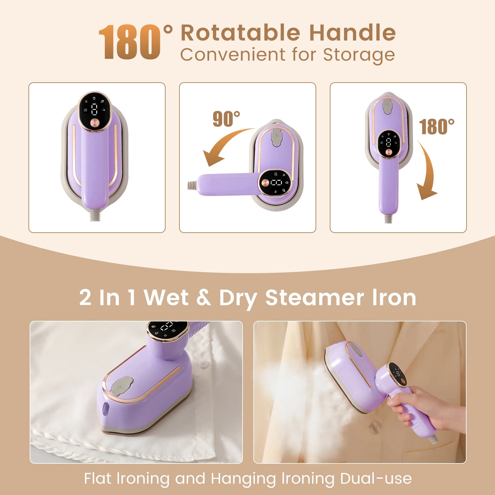 Small Hand Holding Ironing Machine Iron Machine Household Steam Portab